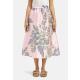 midi skirt w elastic waist midi skirt w elastic waist